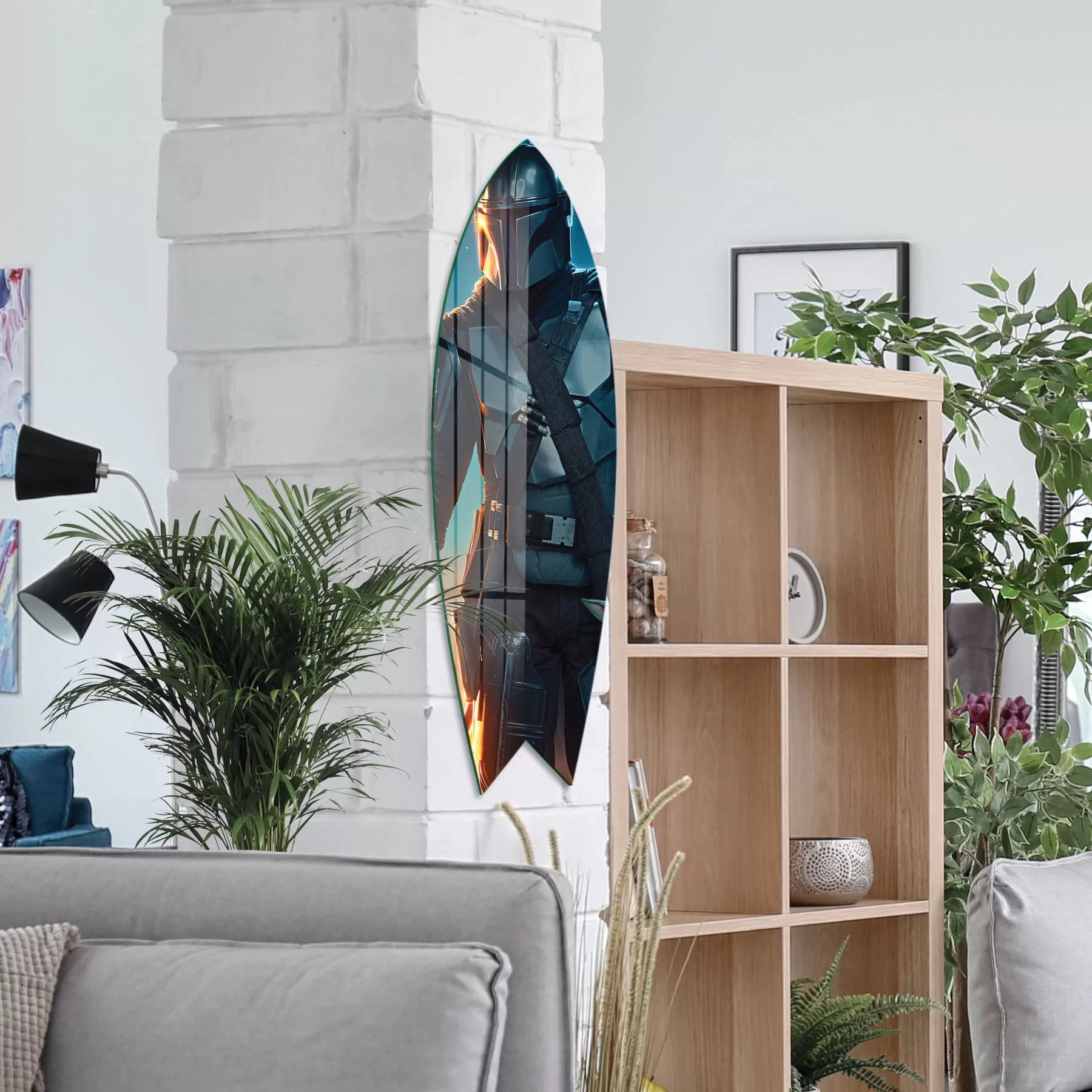 Picture of Decovetro ST 4102 Dekoratif Cam Sörf Tahtası 33x100 Cm