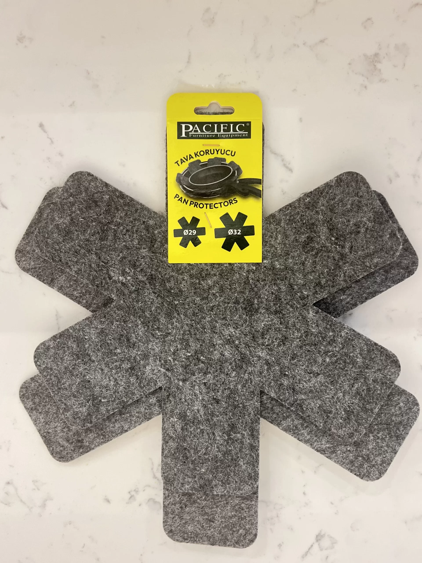 Picture of Yapışkanlı Karma Mobilya Keçesi + Ses Stoperi + Kapı Stoperi ve Çizilmez Tava Koruyucu Keçe Seti