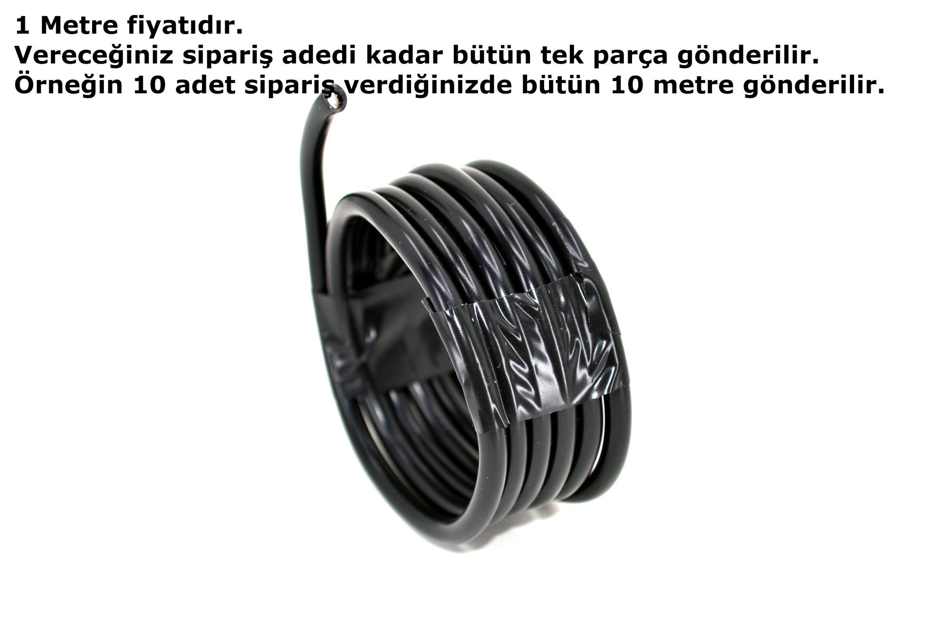 Picture of 4mm² Siyah Bakır Kablo Kalaylı Nyaf Marine