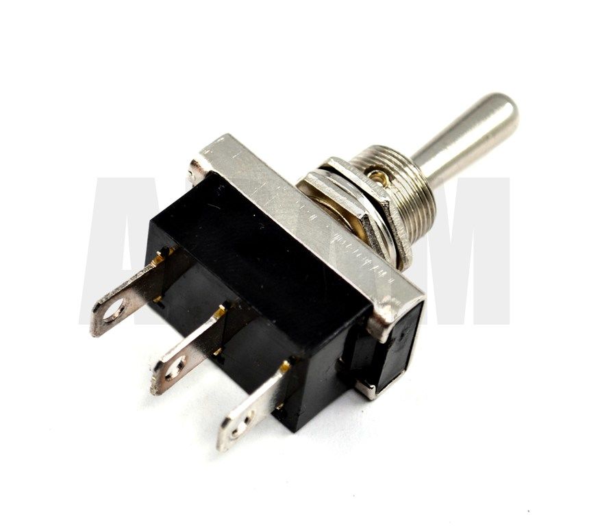 Picture of Toggle Switch 1-0-2 Yaylı Metal Anahtar 3 Fişli 25A MT-ANY25