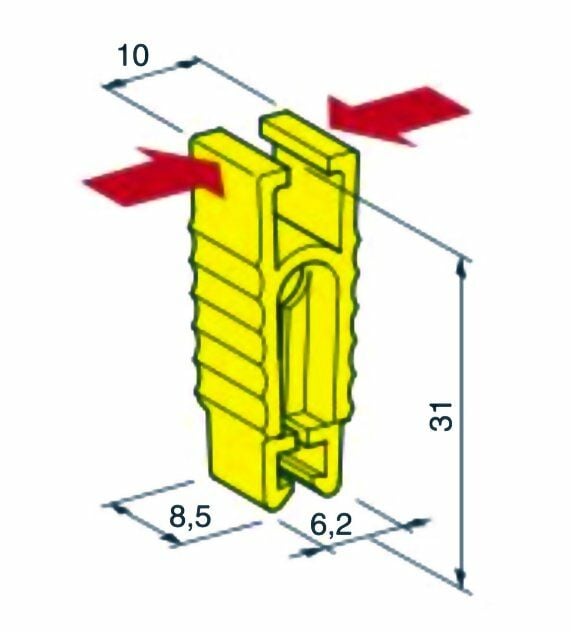 Picture of Bıçak Sigorta Sökme Aleti Çıkartma Maşası Aparatı