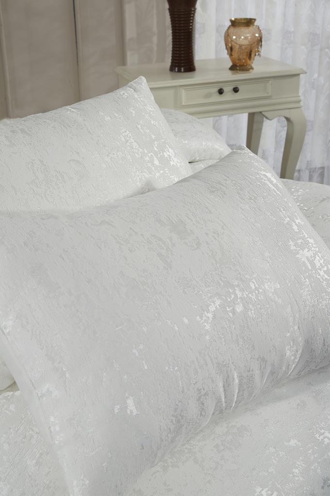 Picture of Çeyiz Diyarı Slayka Tek Kişilik Yatak Örtüsü Krem