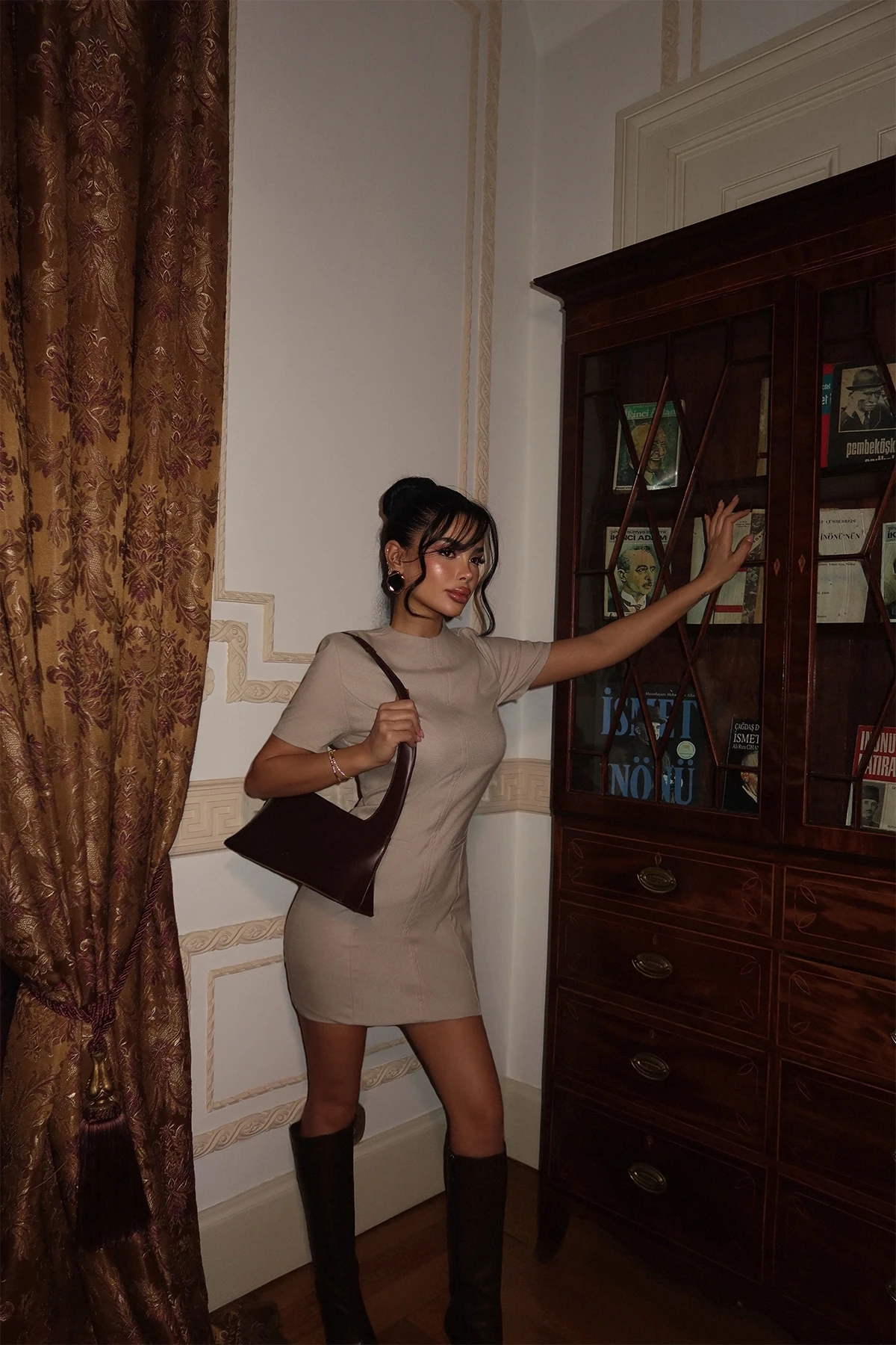 Picture of Cream Tiya Mini Dress