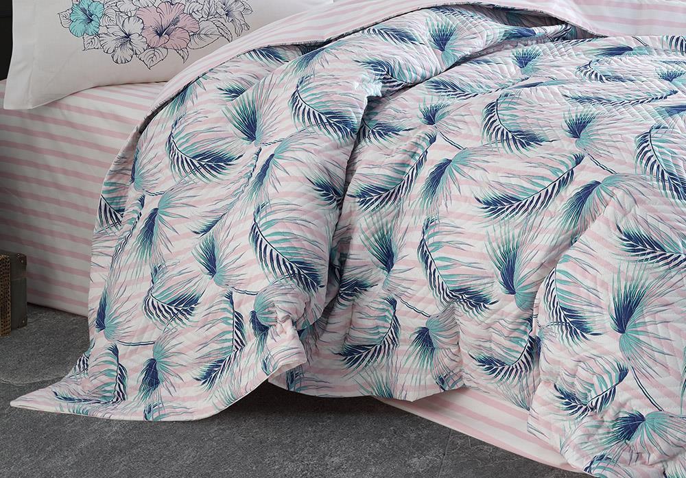 Picture of Florina Çift Kişilik Kapitone Nevresim Takımı Turkuaz