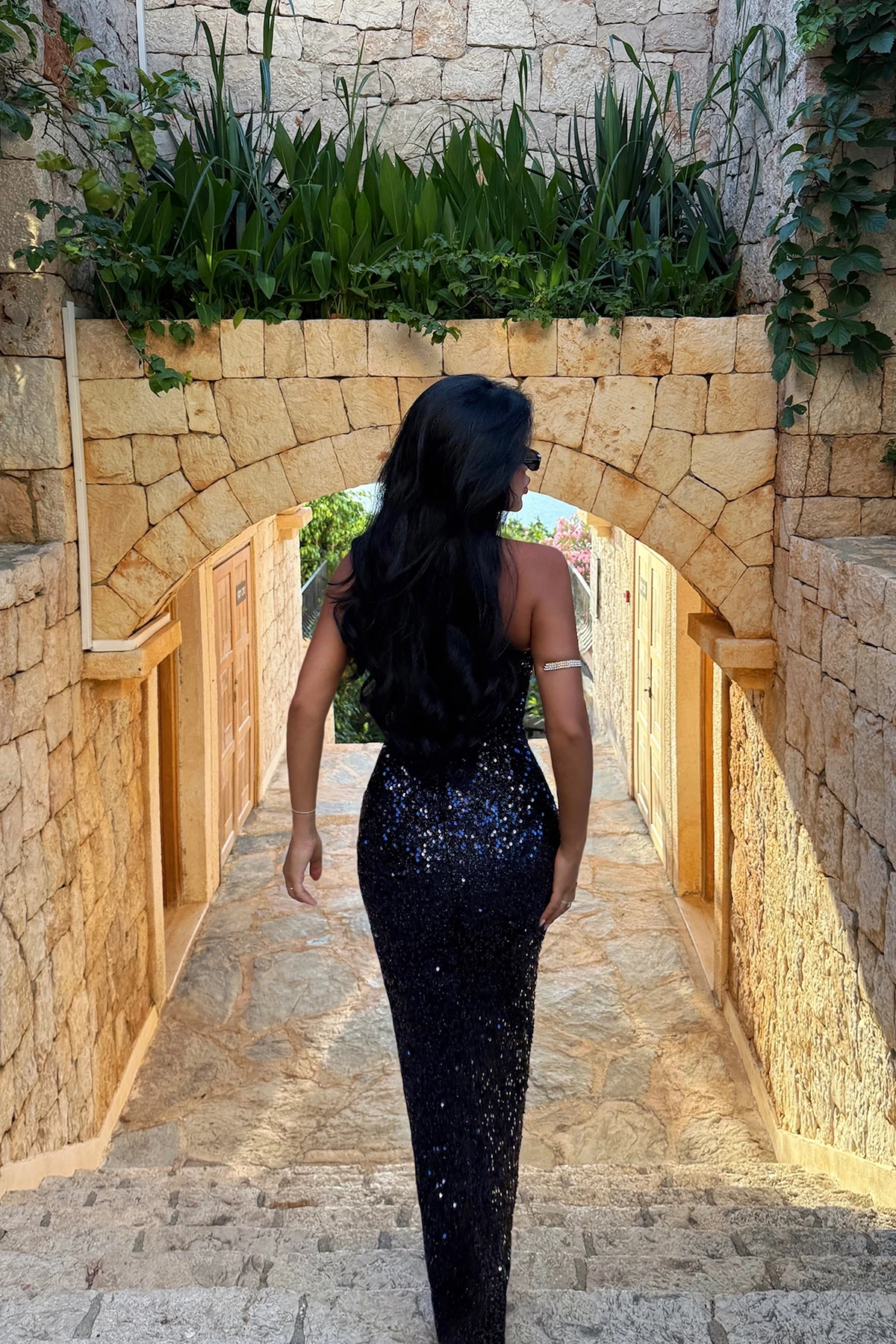 Picture of Purple Shion Sequined Dress