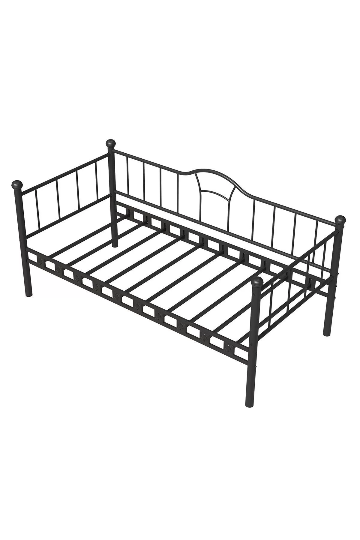 Picture of Kamelya Sedir Metal Karyola Siyah