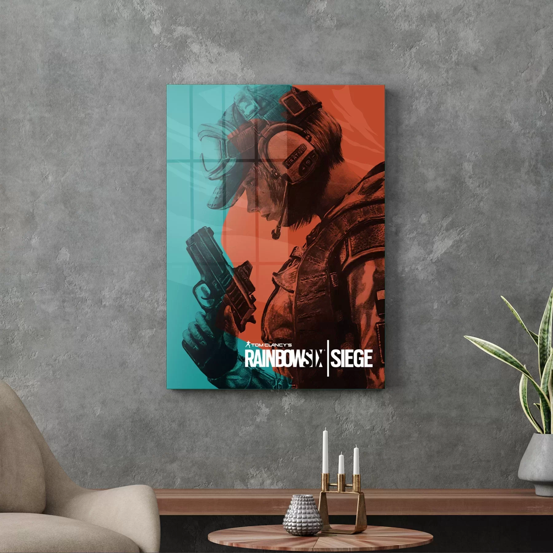 Picture of Decovetro Cam Tablo Rainbowsix Siege 70x100 cm