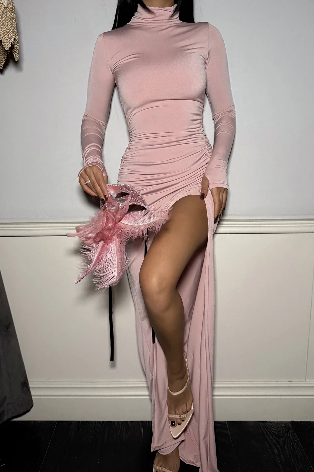 Picture of Pink Long Sleeve Dress