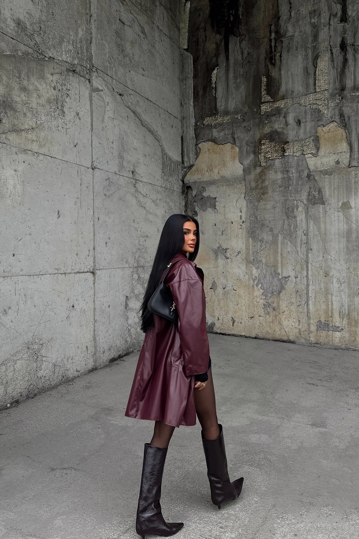 Picture of Cherry Button Detail Trench Coat