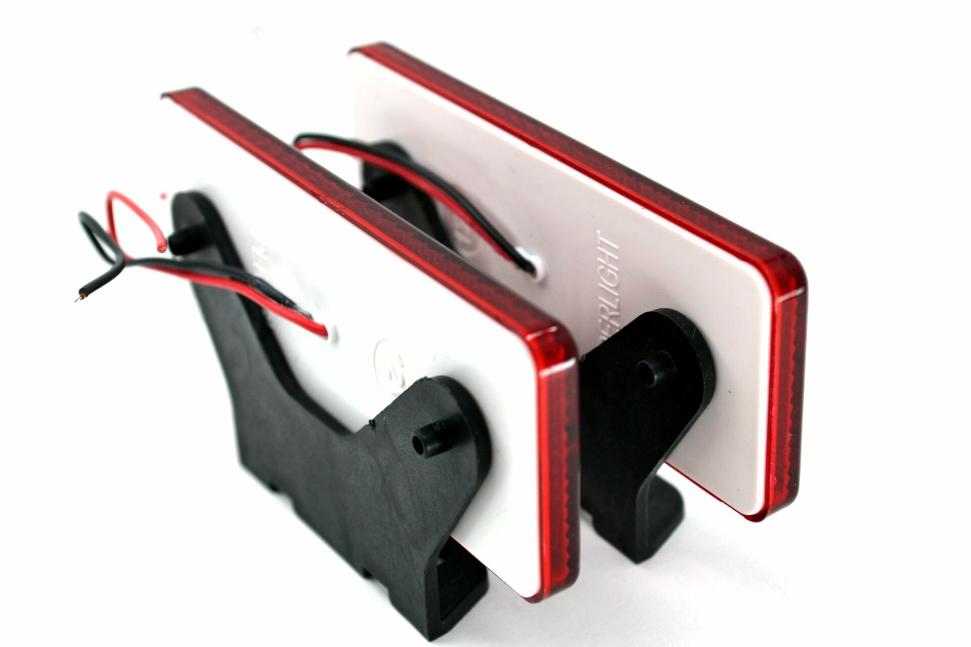 Picture of 2 Adet 12V Kırmızı Reflektör Dikdörtgen Ledli Side Marker Lamba