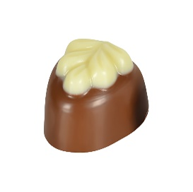 Picture of FLOWER - LEMON GANACHE FILLED MILK & WHITE CHOCOLATE 2,4Kg