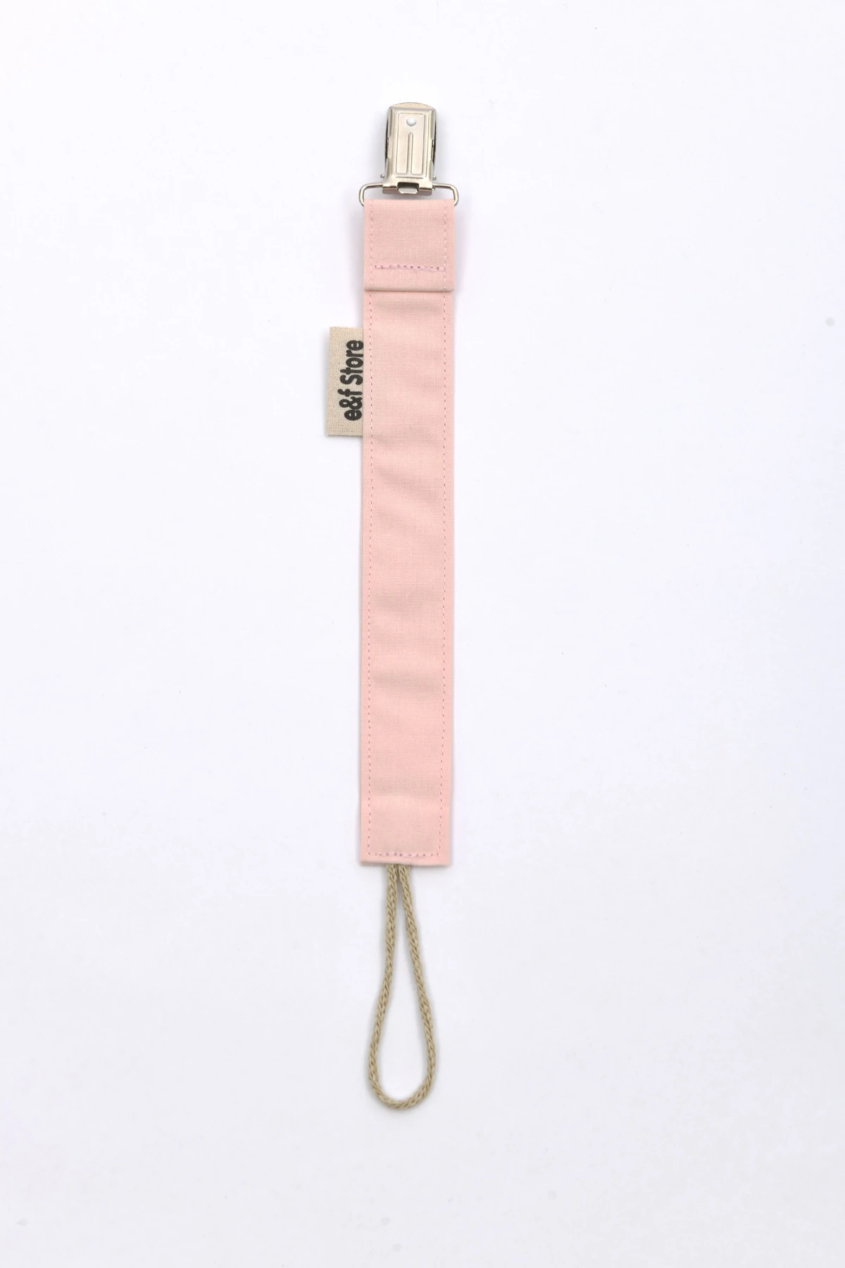 Picture of İkinci Şans - Pamuk Kumaşlı Emzik Zinciri – Toz Pembe