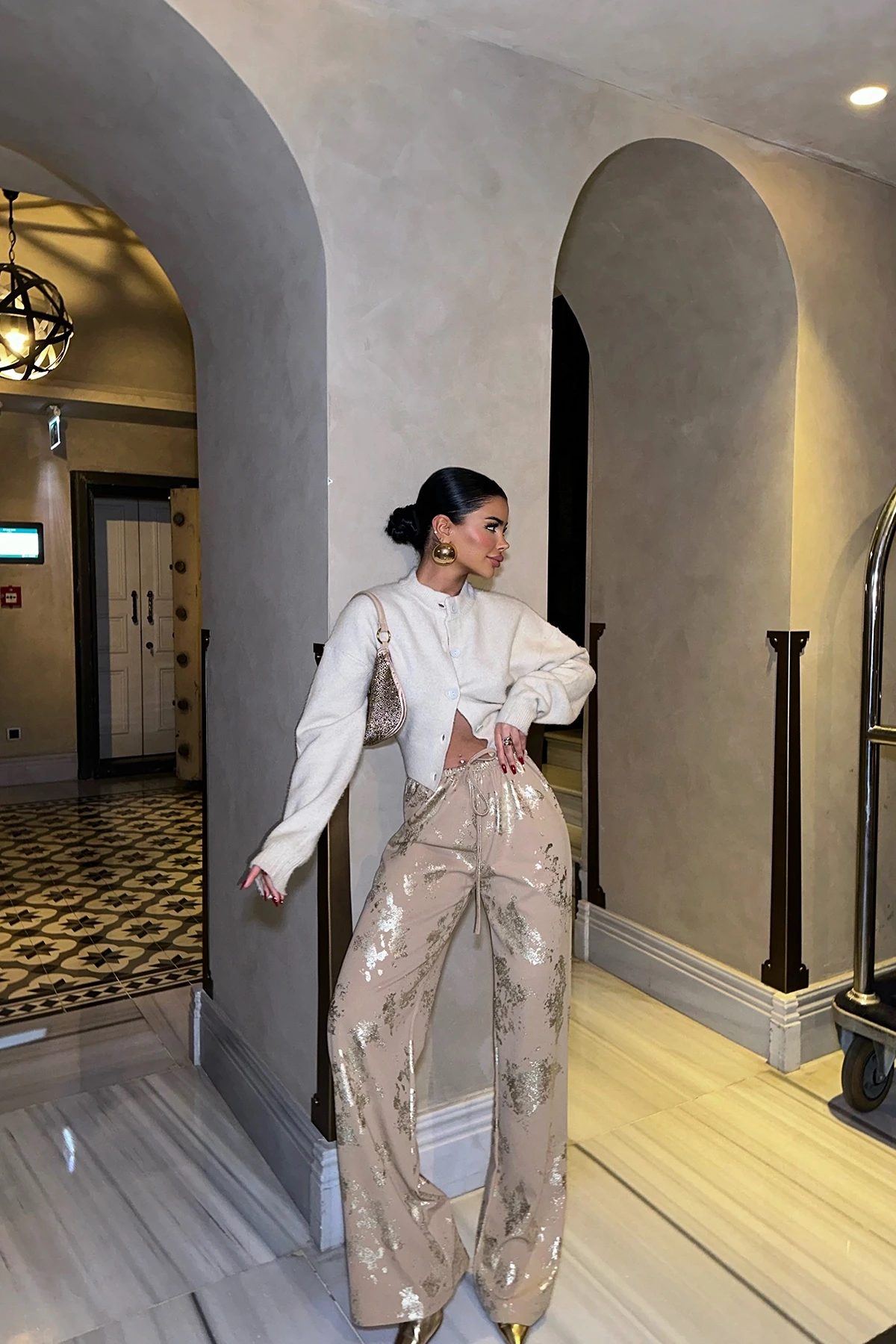 Picture of Yellow Emily Sweatpants