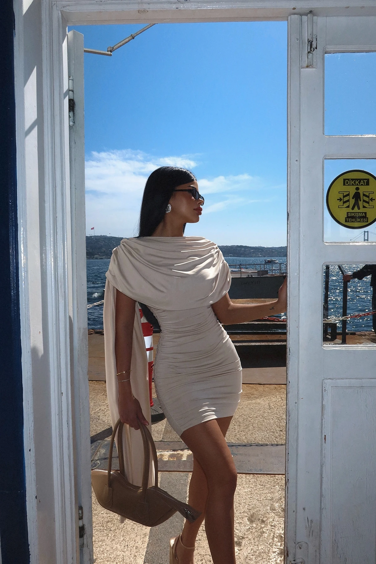 Picture of Stone Molly Mini Dress