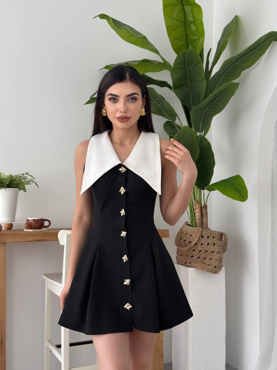 Picture of Ness Düğmeli Elbise