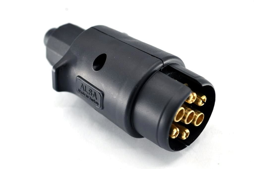 Picture of Plastik 7 Li Erkek Römork Fişi Pirinç Terminalli