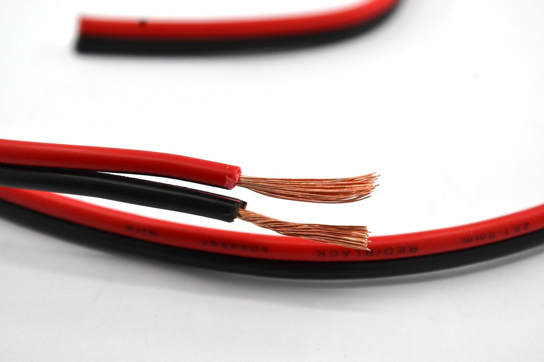 Picture of 2X1,50mm² Bitişik Hoparlör Kablosu Kırmızı Siyah