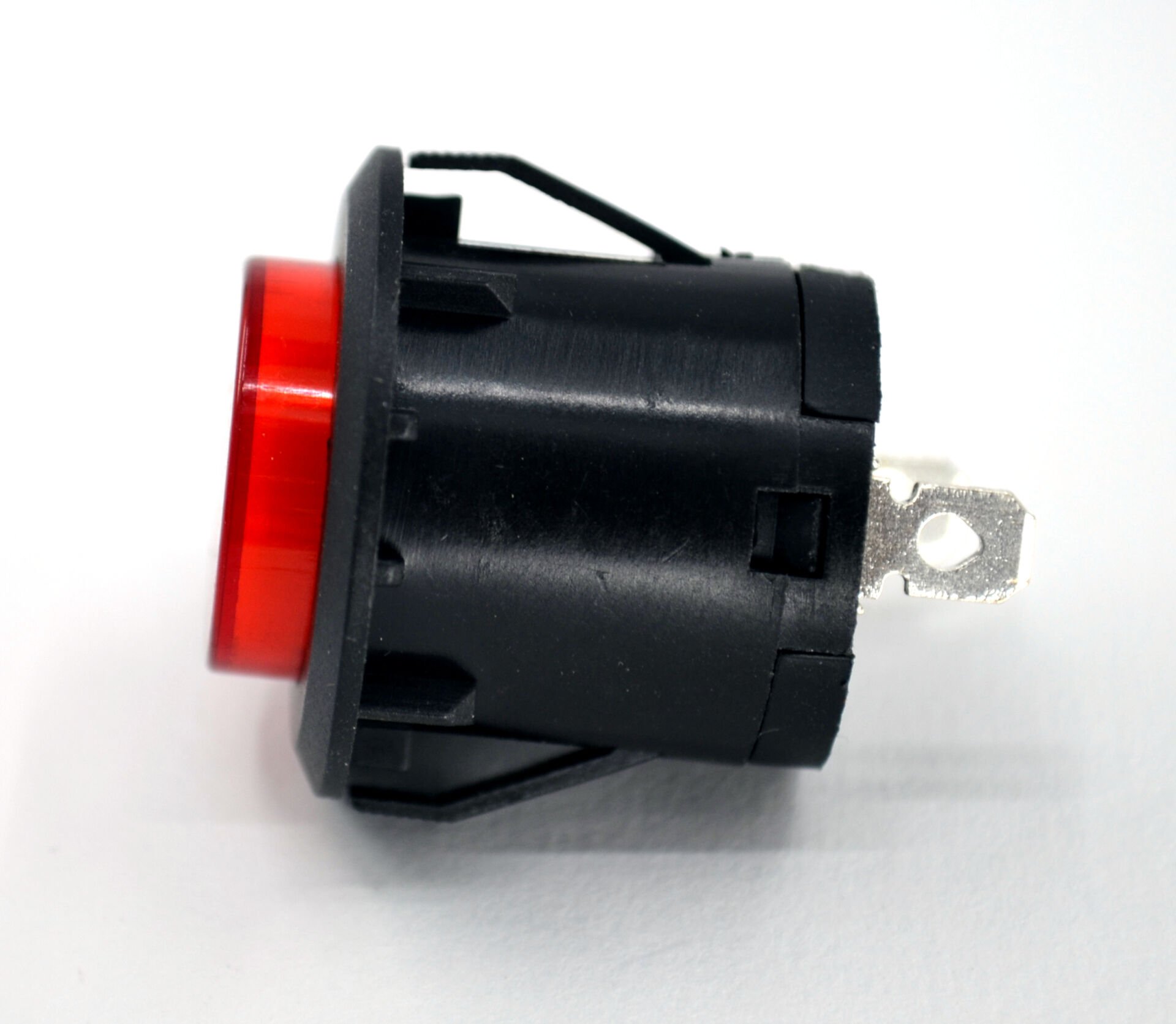 Picture of 26mm Yaylı Plastik Buton Anahtar Kırmızı Power Logolu Işıksız MT-ANY18