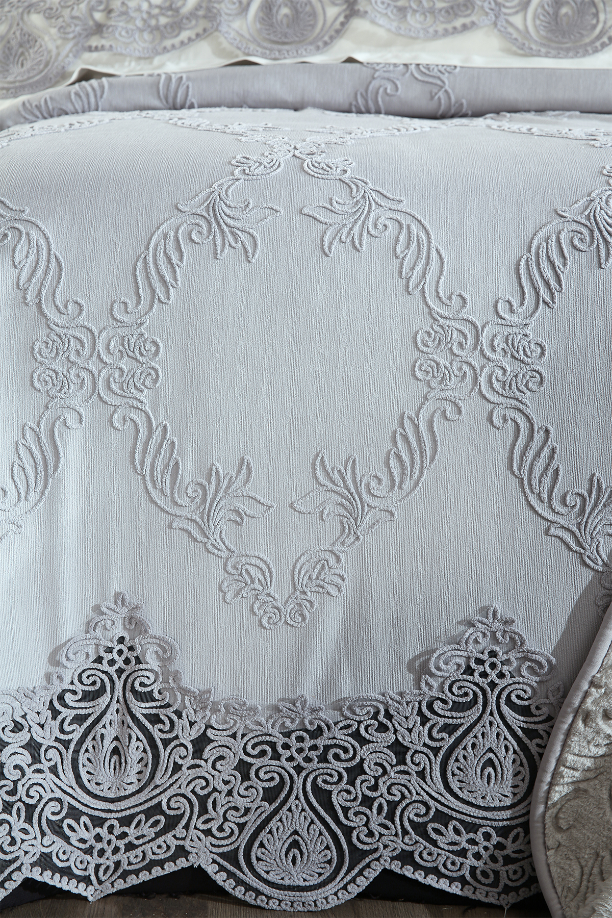 Picture of Çeyiz Diyarı Sahra 10 Parça Battaniyeli Çeyiz Seti Gri