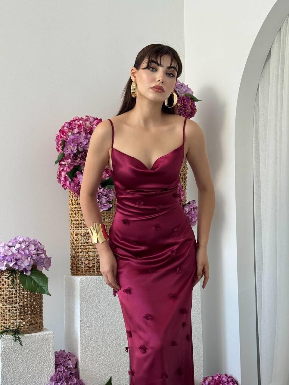 Picture of Dora Çiçek Detaylı Elbise