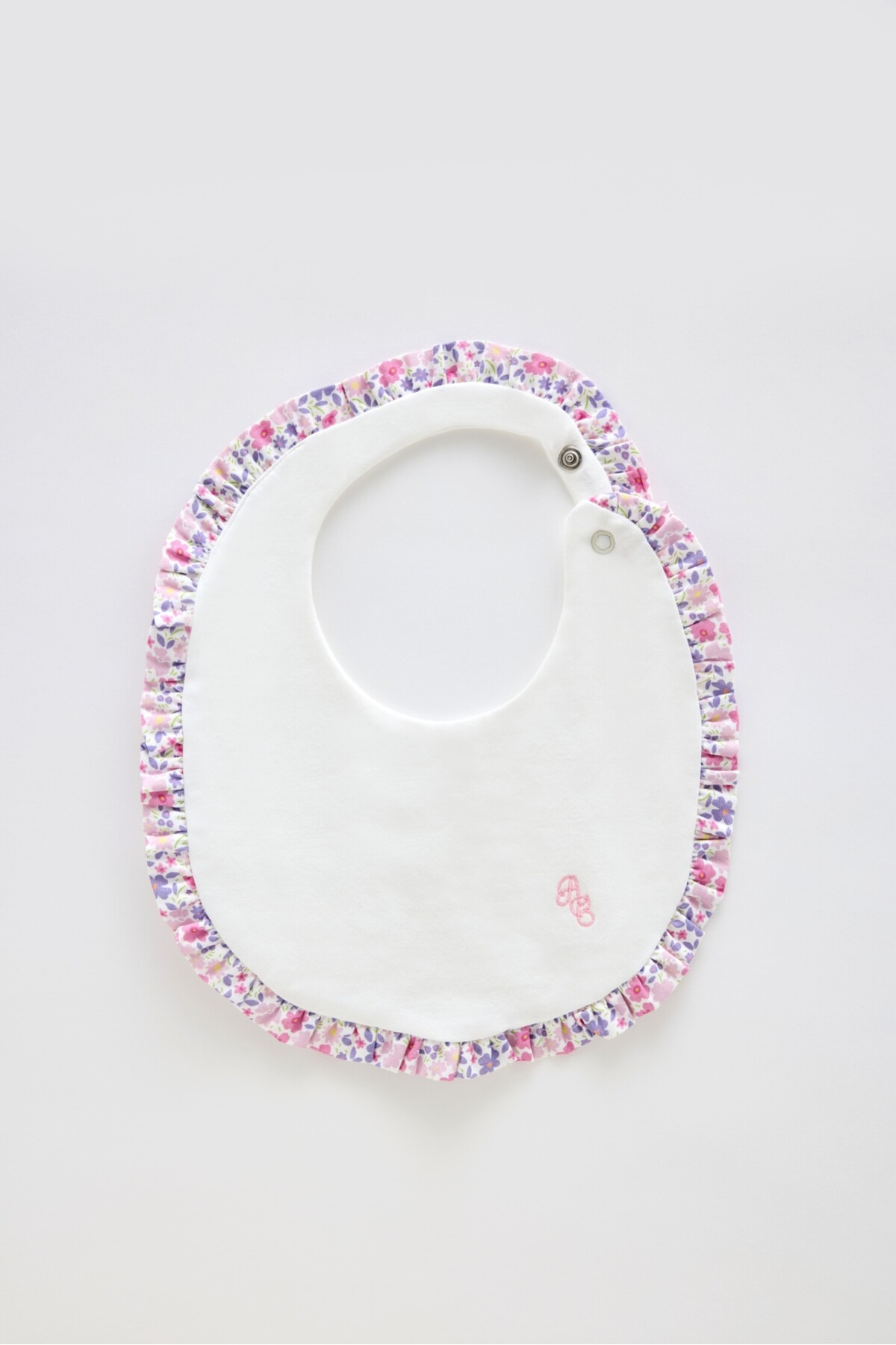 Picture of Yenidoğan Önlük & Şapka Seti - Minik Çiçekler/Pembe