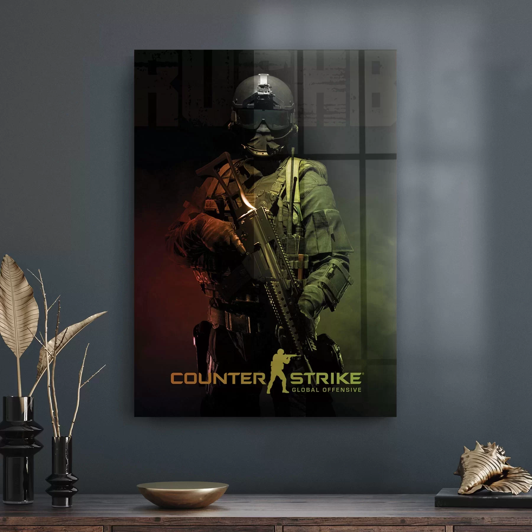 Picture of Decovetro Cam Tablo Counter Strike CT Poster 30x40 cm