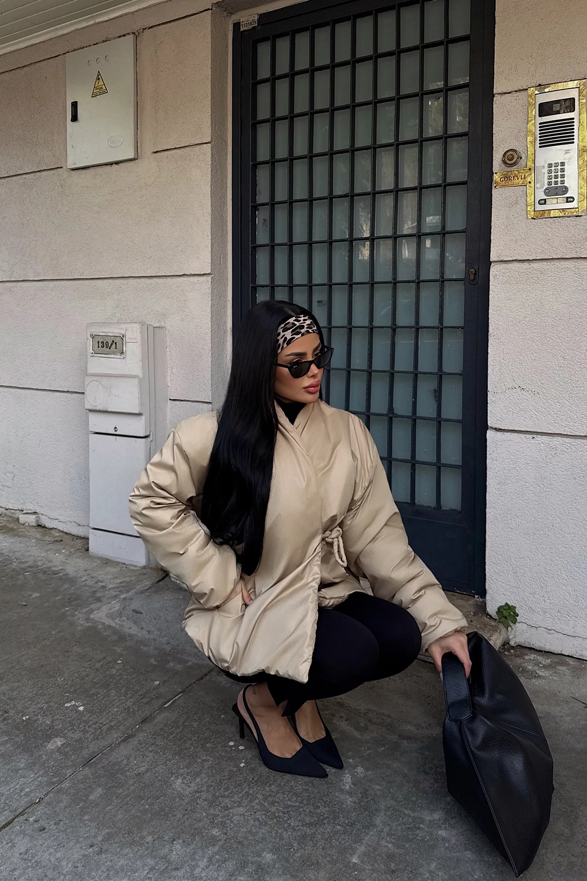 Picture of Cream Chleo Puffer Jacket