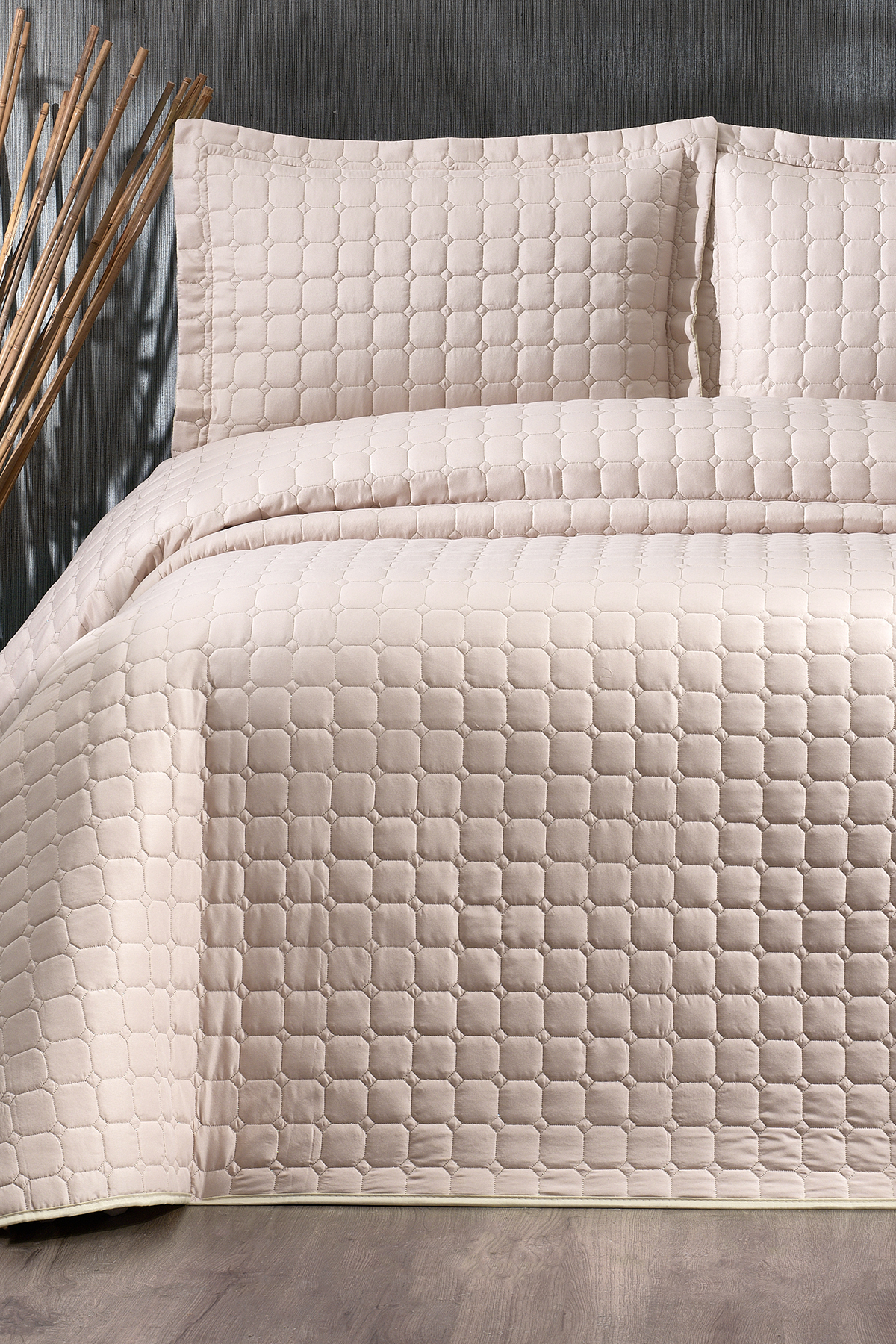 Picture of Estiva Çift Kişilik Yatak Örtüsü Cappucino