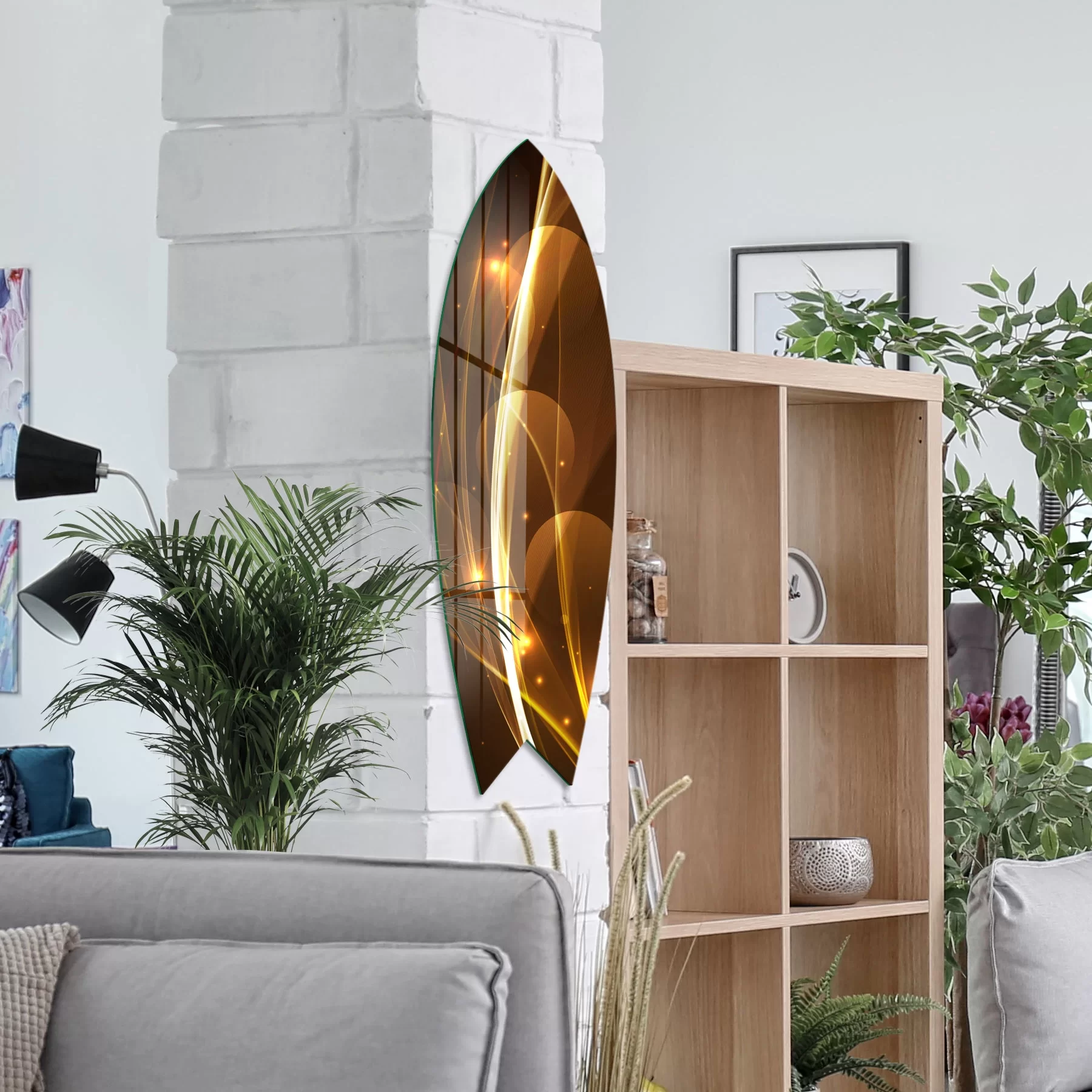 Picture of Decovetro ST 4129 Dekoratif Cam Sörf Tahtası 33x100 Cm