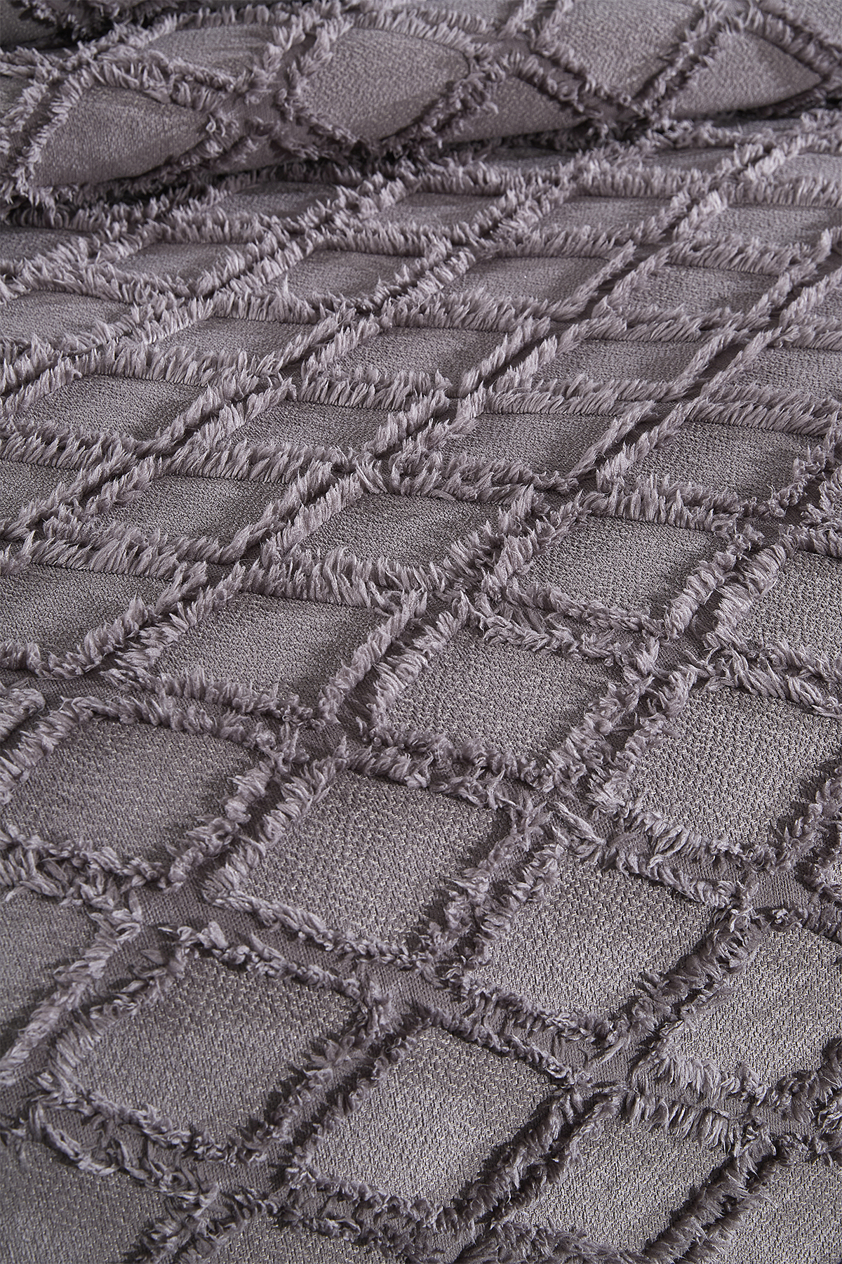 Picture of Çeyiz Diyarı Vesya 3 Parça Çift Kişilik Pike Takımı Antrasit