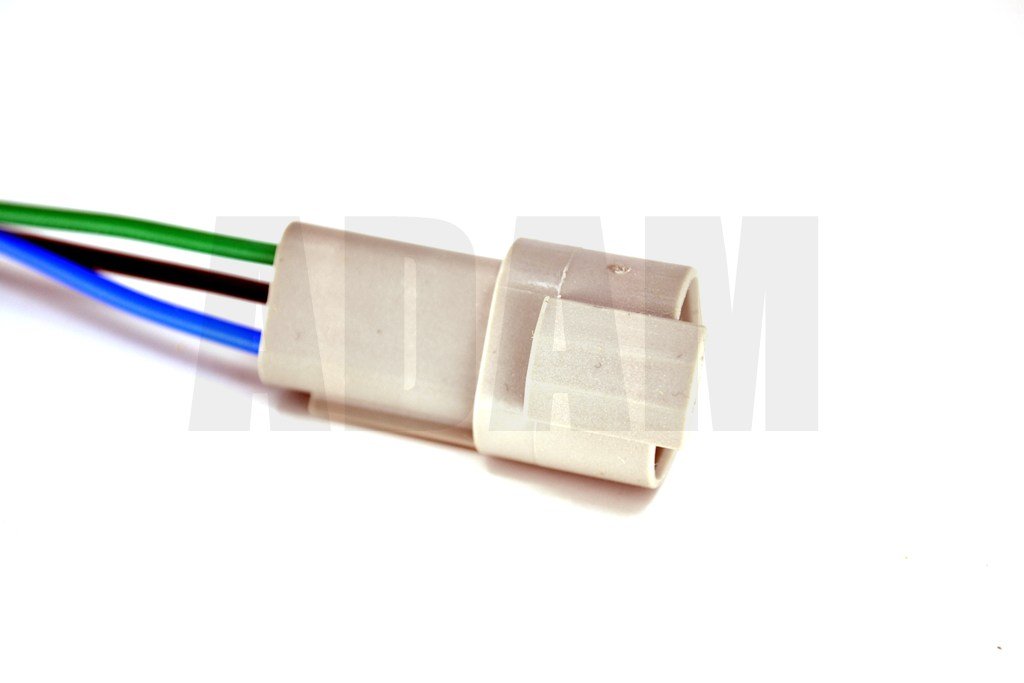 Picture of 3 Pin Kablolu Deutsch Soket Elektrik Bağlantı Konnektörü Dişi (Pinleri Erkektir)