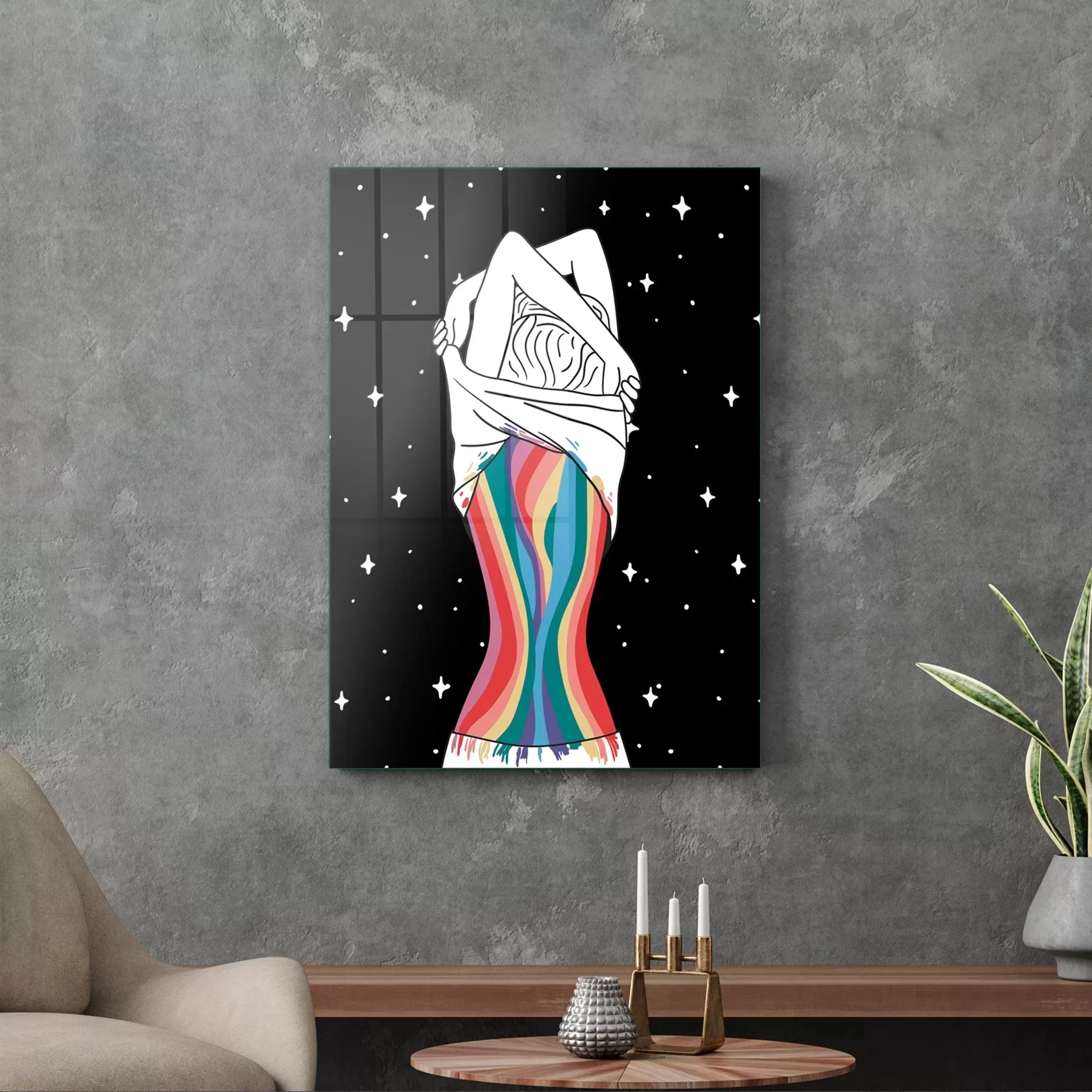 Picture of Decovetro Cam Tablo LGBT Aesthetic 70x100 cm