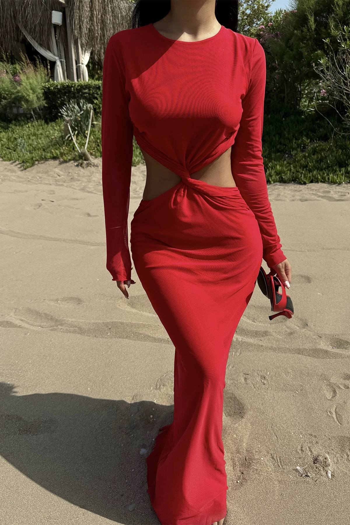 Picture of Red Amber Long Dress