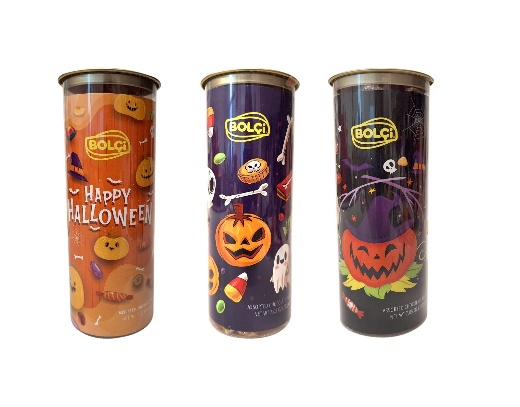 Picture of ASSORTED FILLED CHOCOLATE CUBES HALLOWEEN 200g