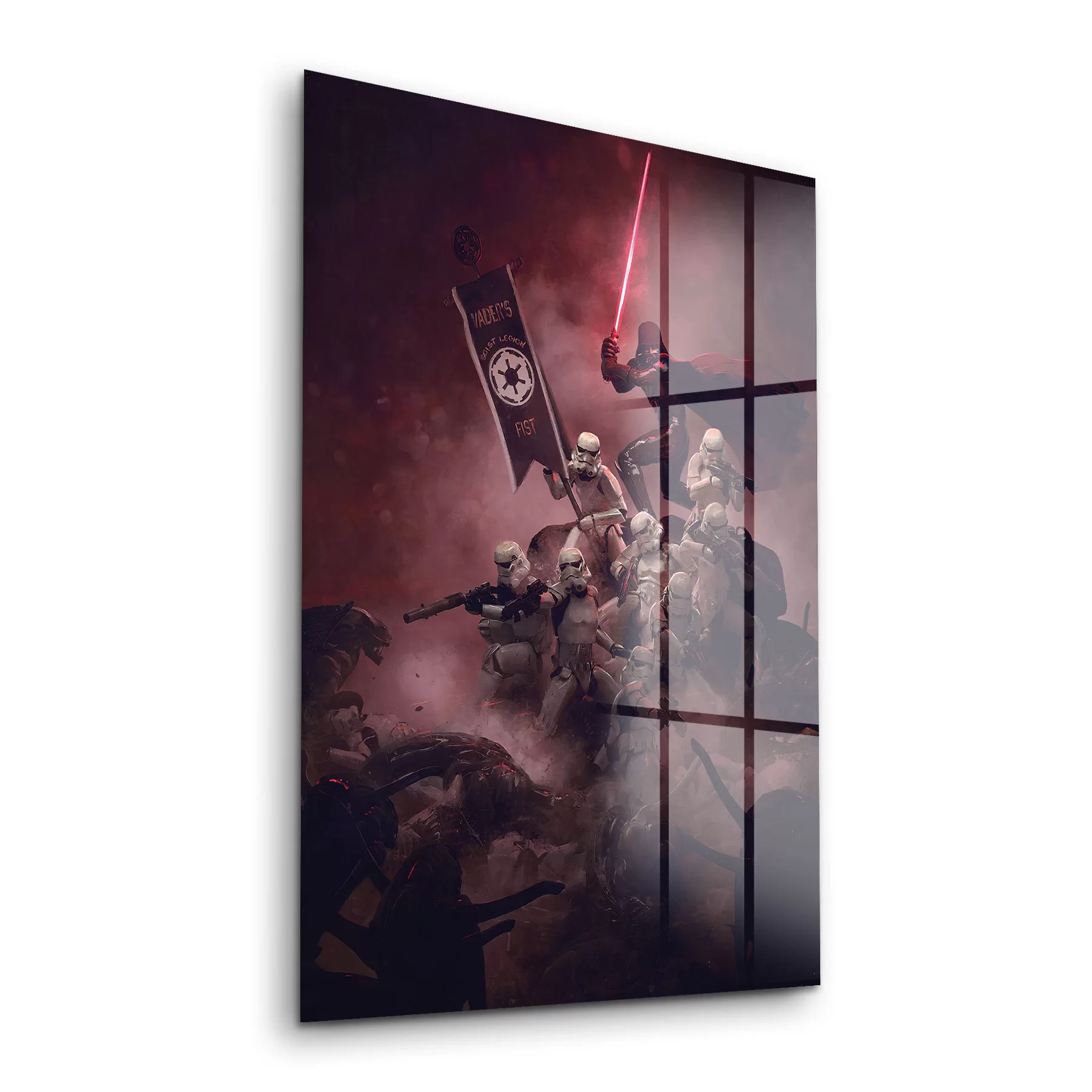 Picture of Decovetro Cam Tablo Darth Vader Troopers 30x40 cm