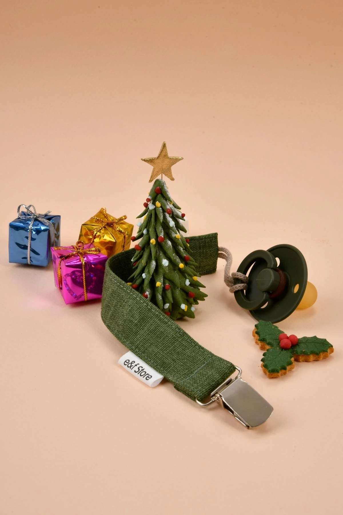 Picture of 6'lı Karma Renkler Emzik Askısı Seti