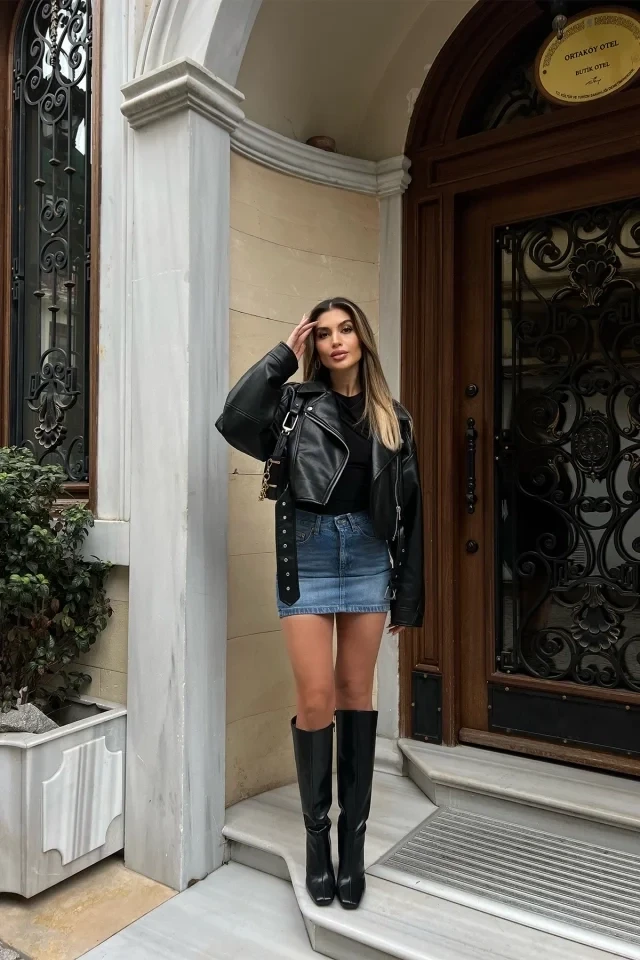 Picture of Blue Denim Skirt