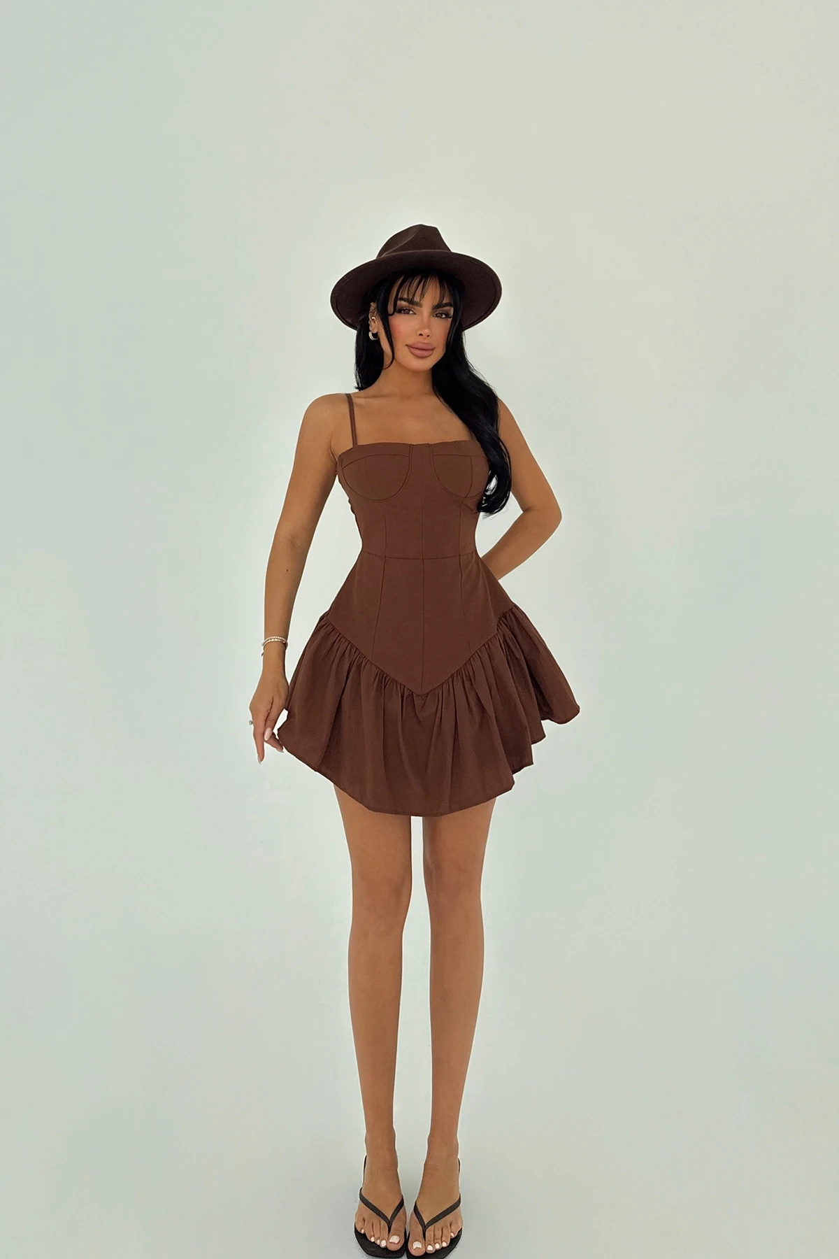 Picture of Brown Tatiana Dress