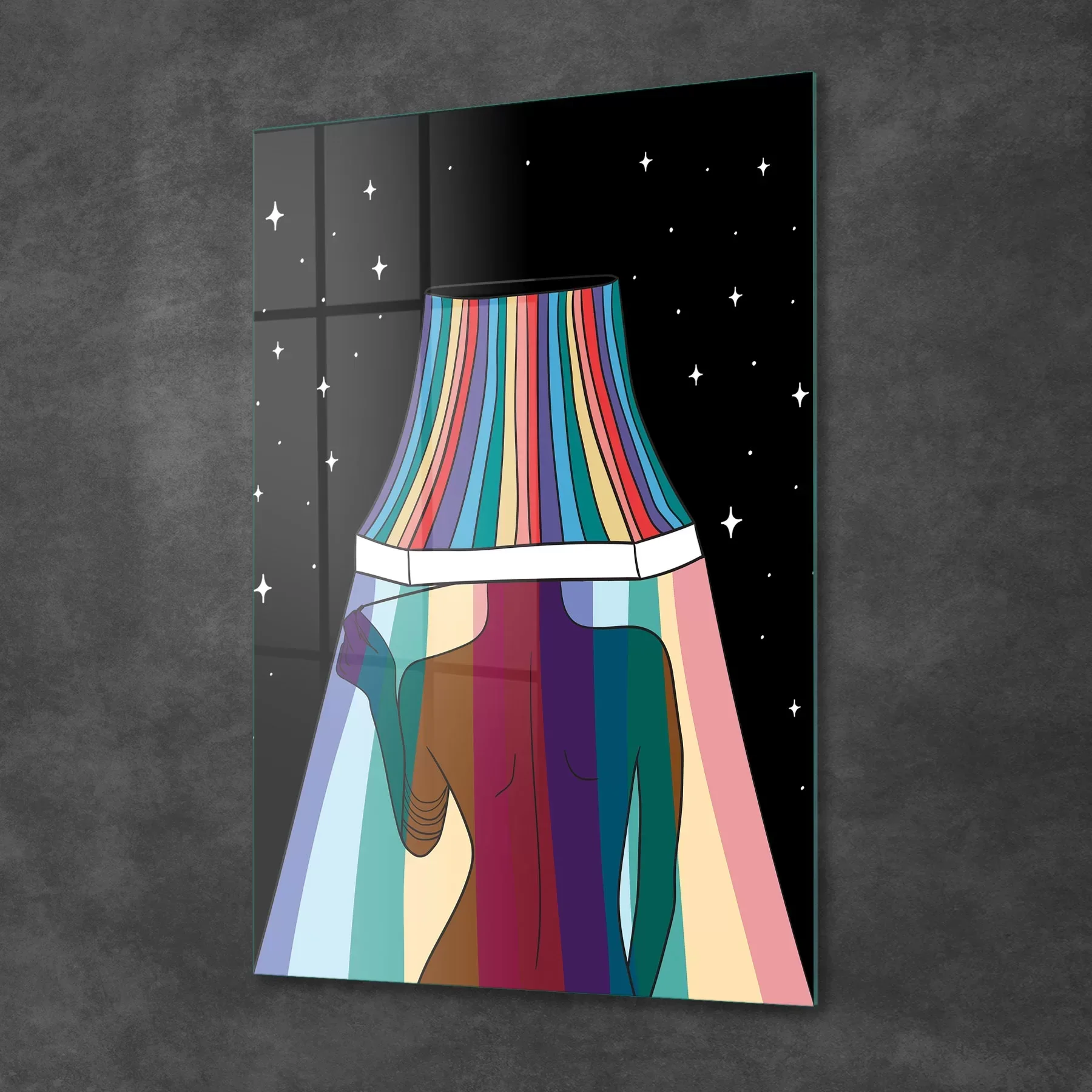 Picture of Decovetro Cam Tablo LGBT Lamp Aesthetic 50x70 cm