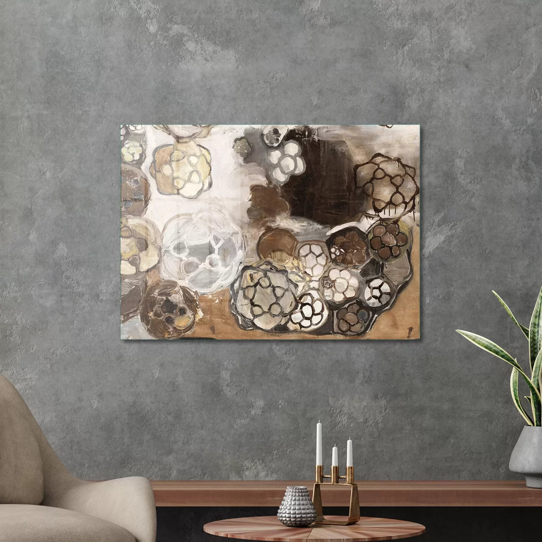 Picture of Decovetro Cam Tablo Yağlı Boya Bohem 50x70 cm