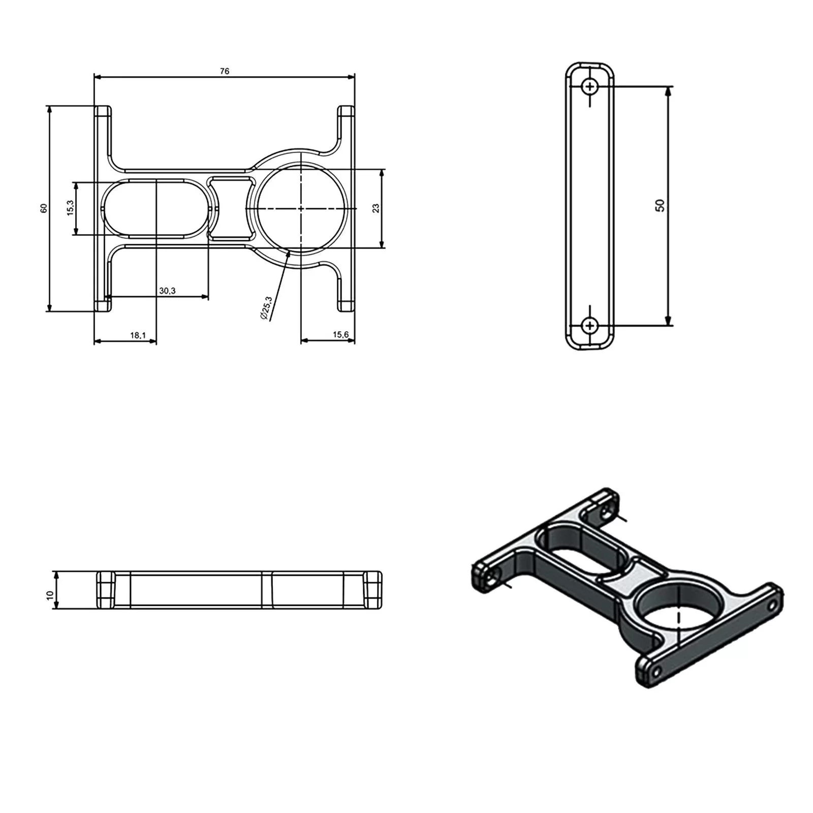 Picture of Köprü Flanş (Ara Destek)