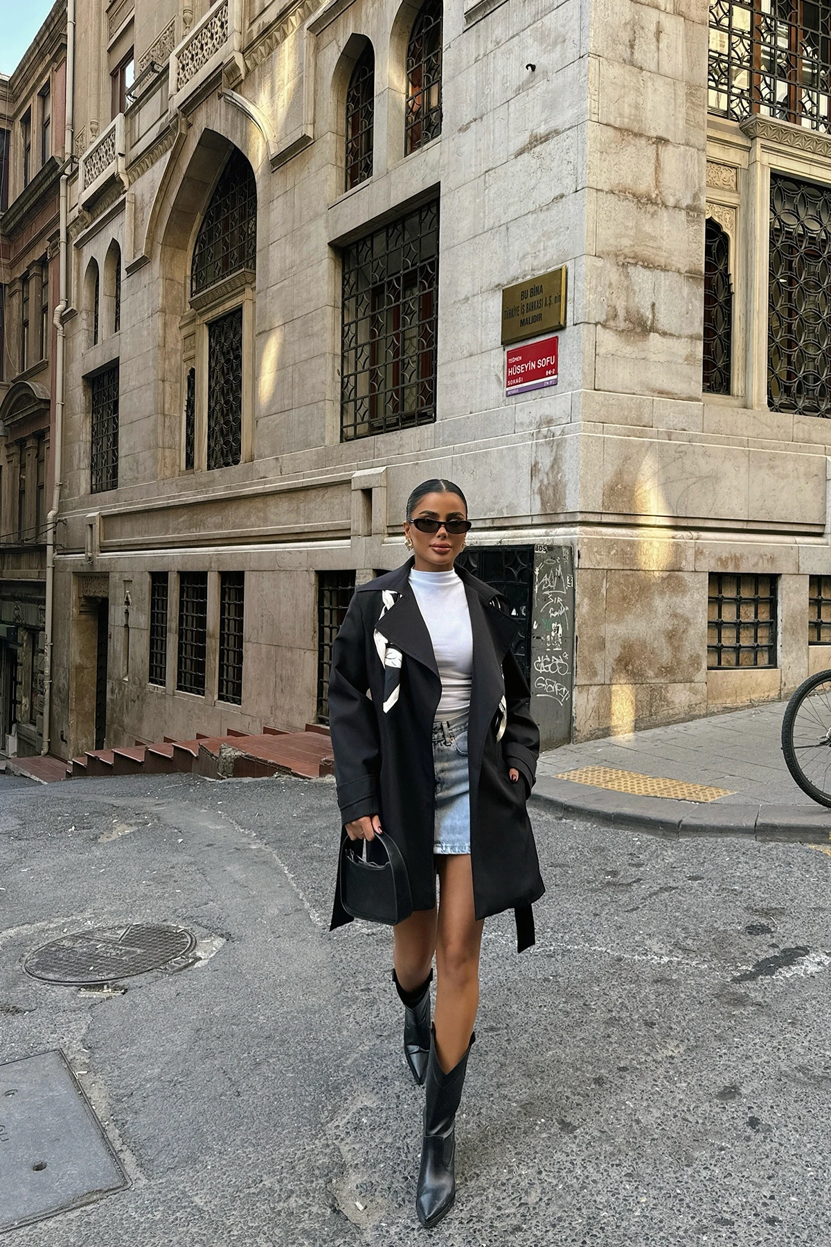 Picture of Black Osanna Trench Coat