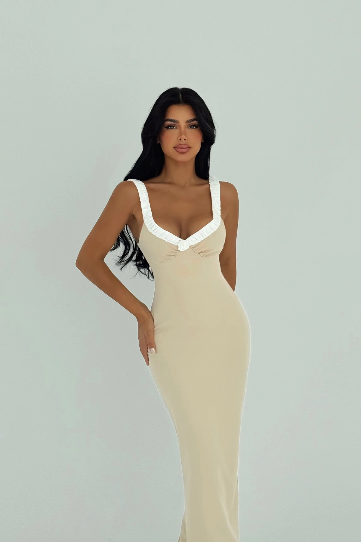 Picture of Beige Cordelia Long Dress