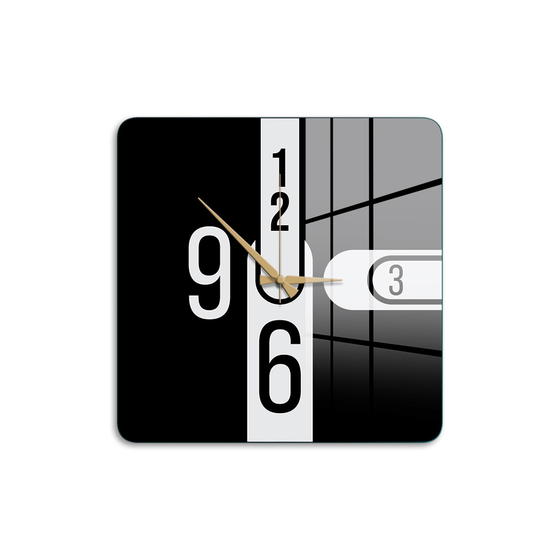 Picture of Decovetro Cam Duvar Saati Kare 1014 30 x 30 Cm