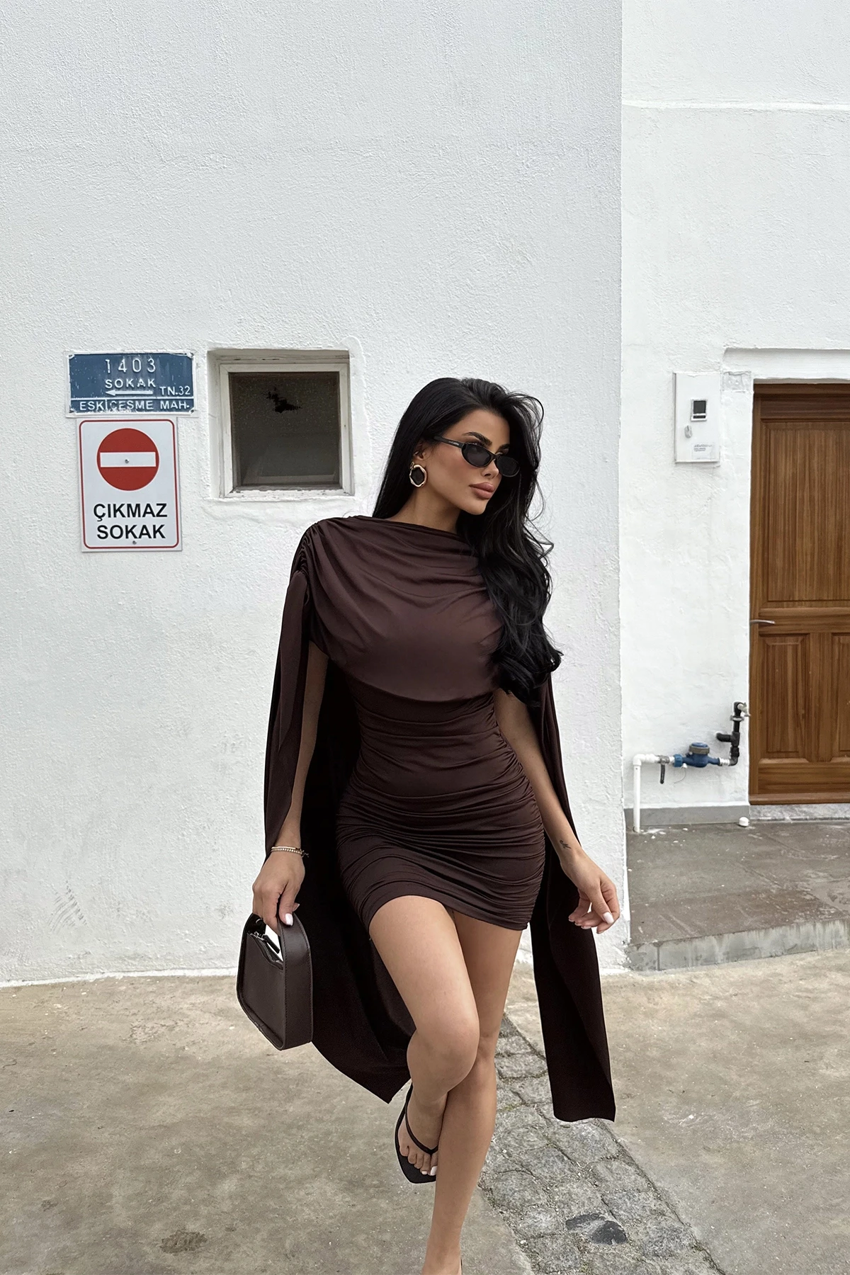 Picture of Brown Molly Mini Dress