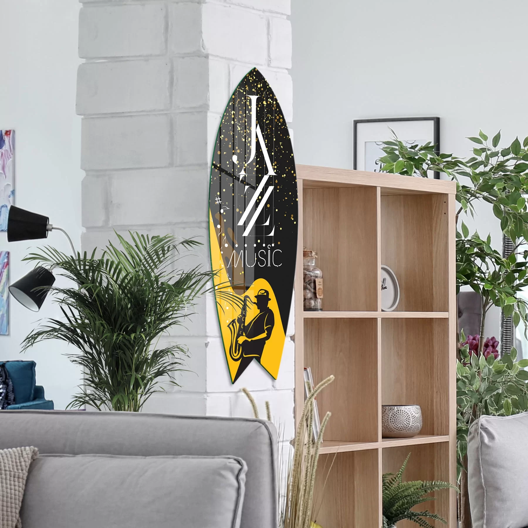 Picture of Decovetro ST 4011 Dekoratif Cam Sörf Tahtası 33x100 Cm