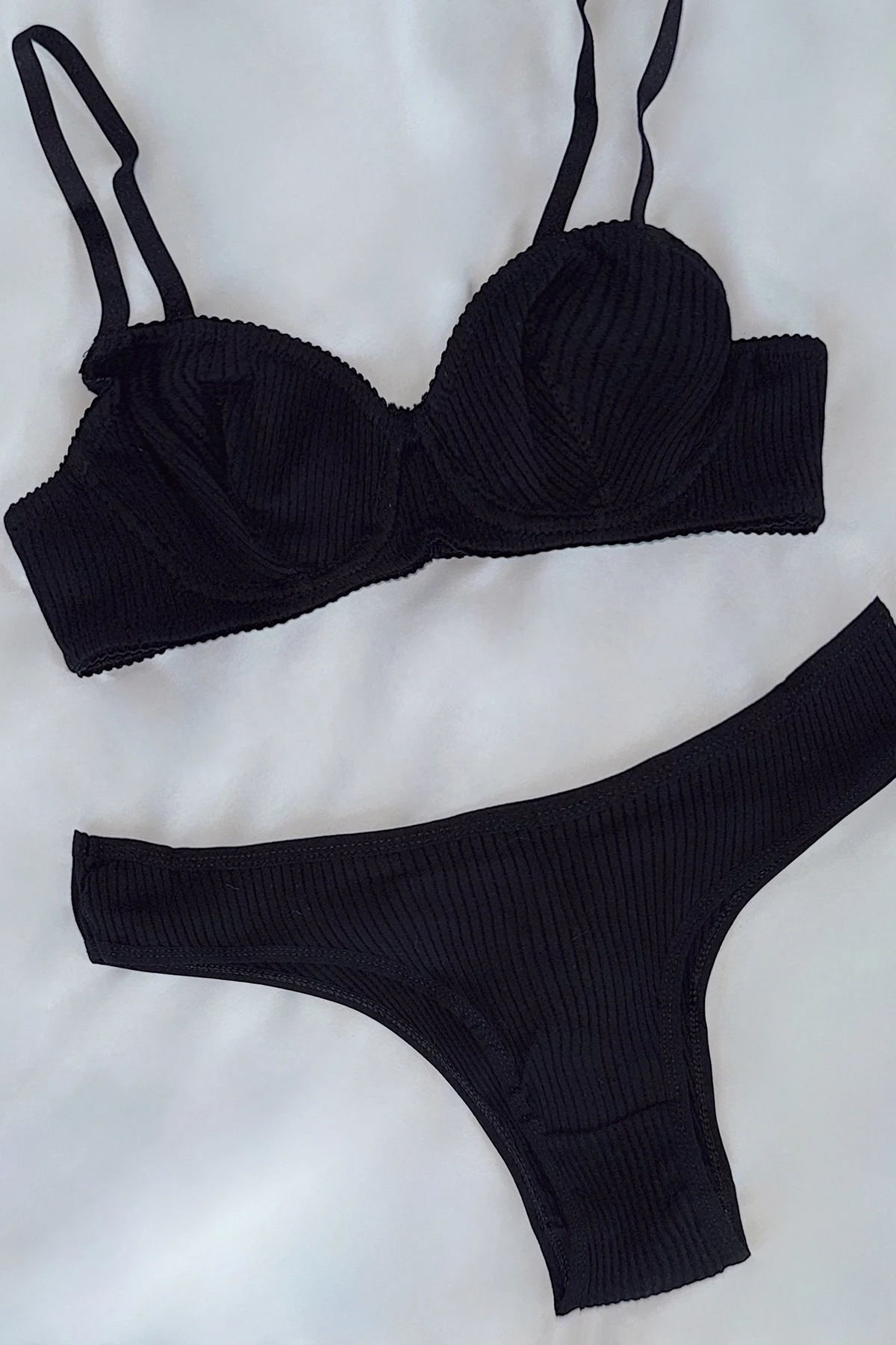 Picture of Black Knitted Underwear