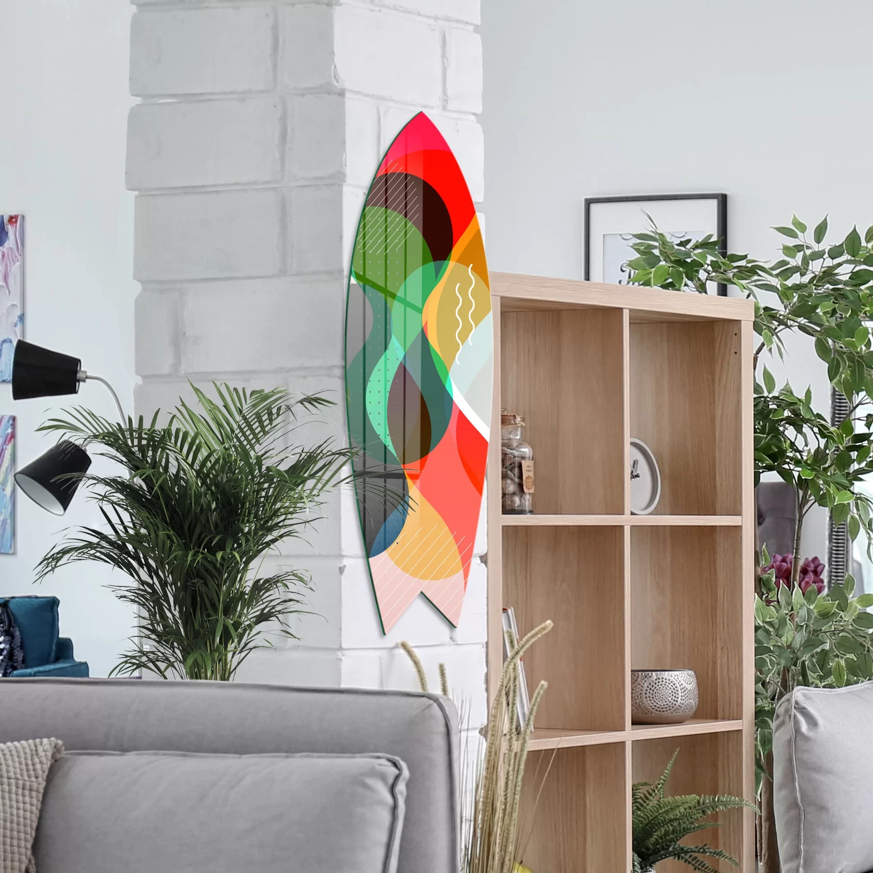 Picture of Decovetro ST 4139 Dekoratif Cam Sörf Tahtası 33x100 Cm