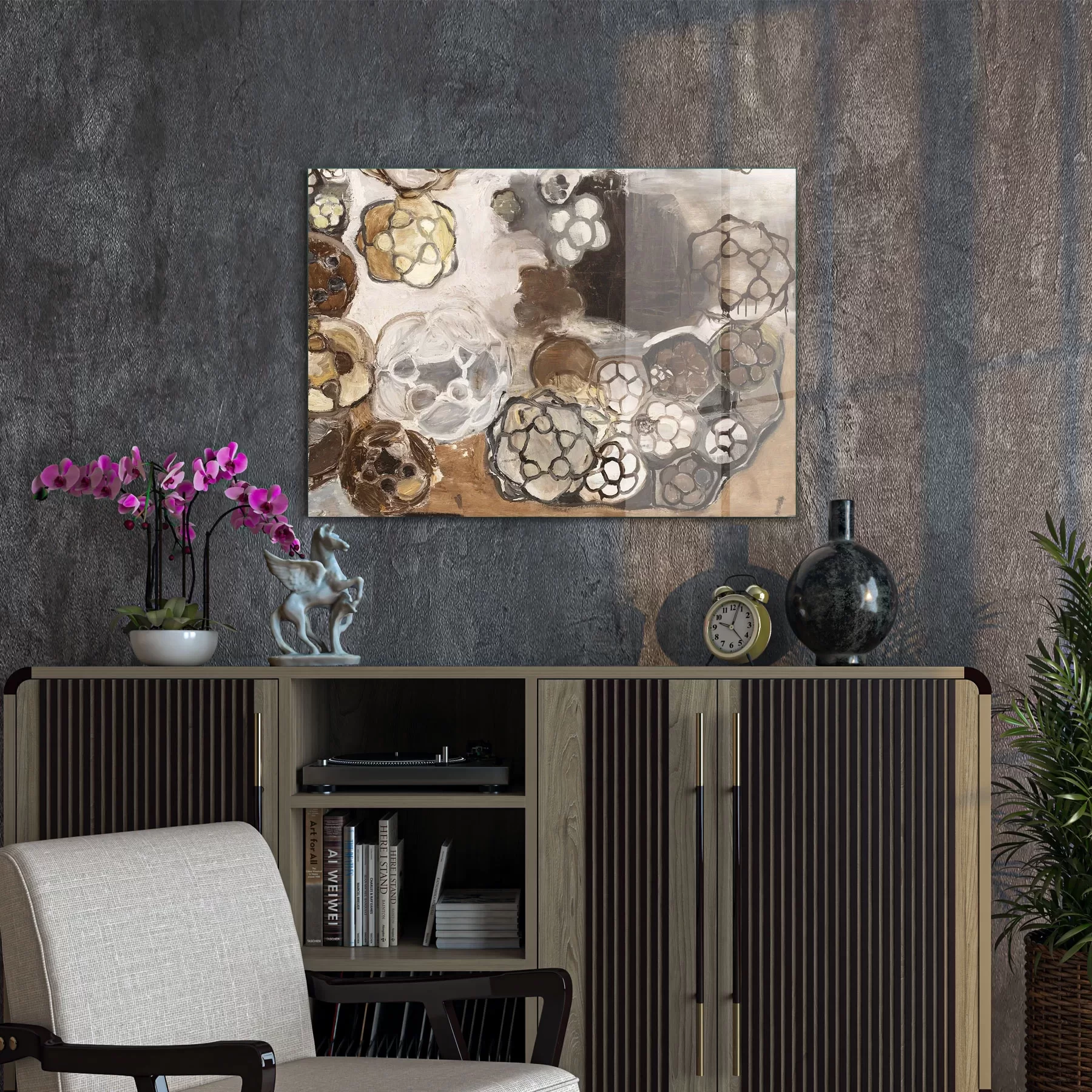 Picture of Decovetro Cam Tablo Yağlı Boya Bohem 70x100 cm