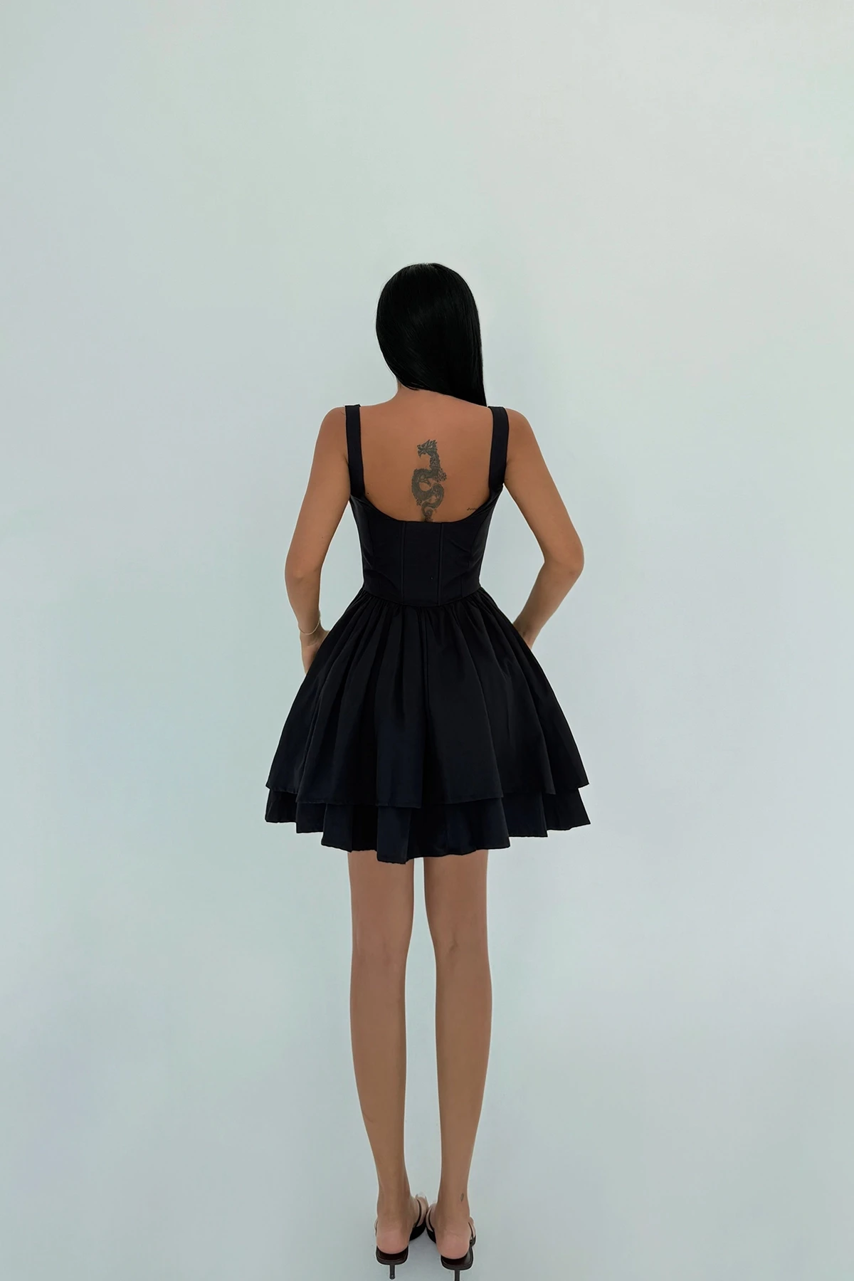 Picture of Black Suspender Dress